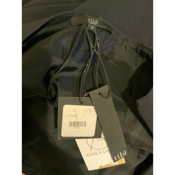 Tibi Black, White & Pink Floral Mini Skirt, Size 2 (US), NWT! $275 - Picture 6 of 6